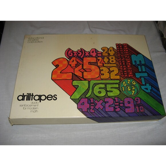 Drilltapes Audio Reinforcement For Modern Math Home School 80 Cassette Tapes - Picture 1 of 8